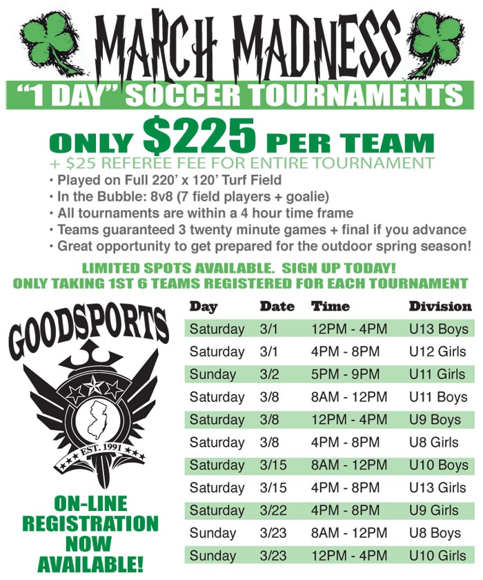 Youth Soccer Tournaments GoodSports USA